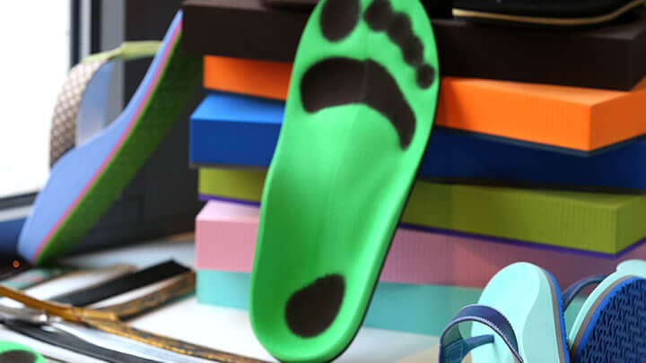 Maßgefertigte Einlagen und individuelle Fußbettungen